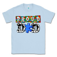 Dusty Blue proud dad Classic Tee - AdoDesignShop
