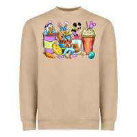 Mushroom easter cartoon characters coffee cups Heavyweight Sweatshirt - Zillion Design Studio