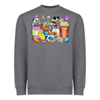Storm easter cartoon characters coffee cups Heavyweight Sweatshirt - Zillion Design Studio