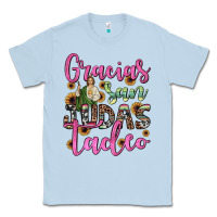 Dusty Blue gracias san judas tadeo Classic Tee - JahusDesignShop