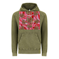 Vintage Olive valentine's day hearts bow and arrow Vintage Hoodie - RanaPortraitStore