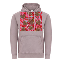 Vintage Zinc valentine's day hearts bow and arrow Vintage Hoodie - RanaPortraitStore
