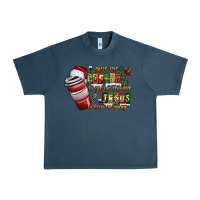 Midnight Navy Coffee  Jesus Urban Heavy Tee - CowhideDigitalArt