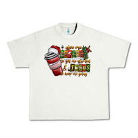 Pistachio Coffee  Jesus Urban Heavy Tee - CowhideDigitalArt