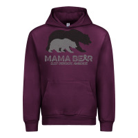 Mauve Wine Mama Bear Sleep Disorders Awareness Urban Hoodie - Bettercallsaul
