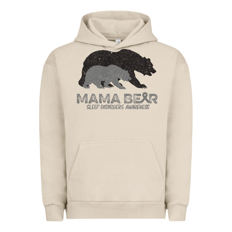 Mama Bear Sleep Disorders Awareness Urban Hoodie by Bettercallsaul | Teevron