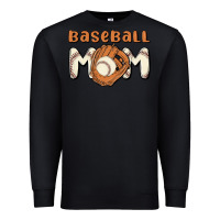 Black baseball mom Premium Sweatshirt - MaliasSmallBusiness