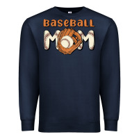 Navy baseball mom Premium Sweatshirt - MaliasSmallBusiness