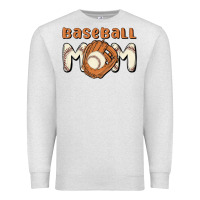 Oatmeal Heather baseball mom Premium Sweatshirt - MaliasSmallBusiness
