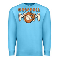 Ocean Blue baseball mom Premium Sweatshirt - MaliasSmallBusiness