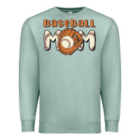Seafoam baseball mom Premium Sweatshirt - MaliasSmallBusiness