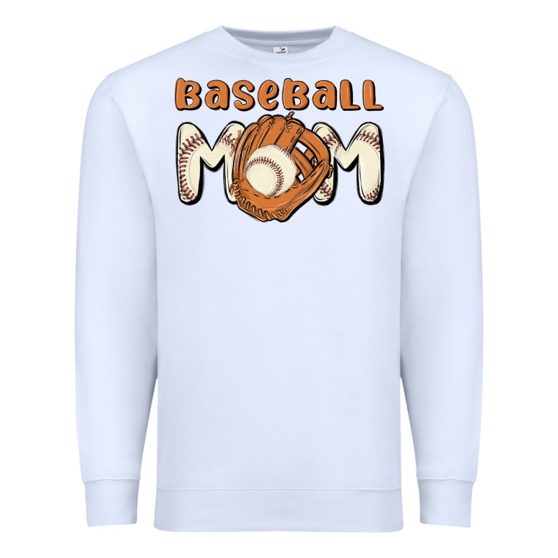 Baseball Mom Premium Sweatshirt by MaliasSmallBusiness | Teevron