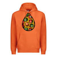 Carrot christmas  teardrop Premium Hoodie - BundleAndBundleShop