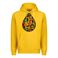 Lemon christmas  teardrop Premium Hoodie - BundleAndBundleShop