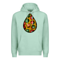 Seafoam christmas  teardrop Premium Hoodie - BundleAndBundleShop