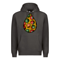 Smoke christmas  teardrop Premium Hoodie - BundleAndBundleShop