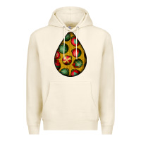 Tofu christmas  teardrop Premium Hoodie - BundleAndBundleShop