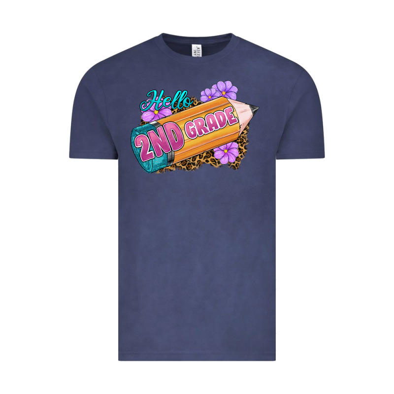 Hello 2nd Grade Vintage Tee by RanaPortraitStore | Teevron
