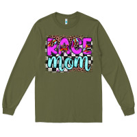 Army Green race mom Long Sleeve Tee - JahusDesignShop