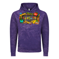 Cloud Purple teacher Vintage Hoodie - texasbilliewilder