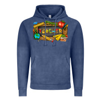 Vintage Denim teacher Vintage Hoodie - texasbilliewilder