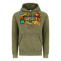 Vintage Olive teacher Vintage Hoodie - texasbilliewilder