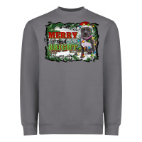 Storm merry and bright pitbull with farm Heavyweight Sweatshirt - RanaPortraitStore