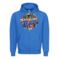 True Royal american babe Zipper Hoodie - JahusDesignShop
