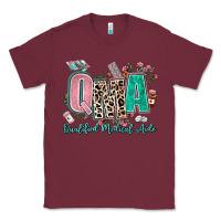 Burgundy qma qualified medical aide Classic Tee - AdoDesignShop