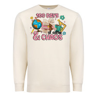 Sandshell 100 days of coffe and chaos Premium Sweatshirt - MaliasSmallBusiness