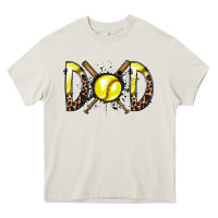 Cream dad softball Heavy Core Tee - RacoonDesign