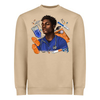 Mushroom afro man nurse Heavyweight Sweatshirt - texasbilliewilder