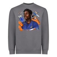 Storm afro man nurse Heavyweight Sweatshirt - texasbilliewilder