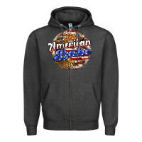 Charcoal Heather american babe Zipper Hoodie - JahusDesignShop