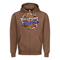 Chestnut american babe Zipper Hoodie - JahusDesignShop