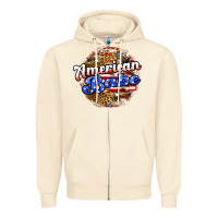Sandshell american babe Zipper Hoodie - JahusDesignShop