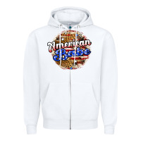 White american babe Zipper Hoodie - JahusDesignShop