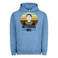 Pigment Pebble Blue Notorious RBG Urban Hoodie - Bettercallsaul