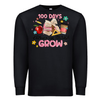 Black 100 days of watching my students grow Premium Sweatshirt - MaliasSmallBusiness