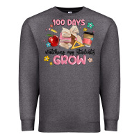 Charcoal Heather 100 days of watching my students grow Premium Sweatshirt - MaliasSmallBusiness