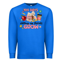 True Royal 100 days of watching my students grow Premium Sweatshirt - MaliasSmallBusiness