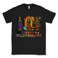 Black our lady of guadalupe happy hallothanksmas Classic Tee - JahusDesignShop