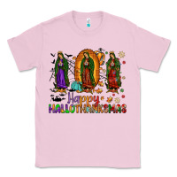 Bubblegum Pink our lady of guadalupe happy hallothanksmas Classic Tee - JahusDesignShop