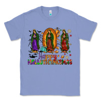 Colony Blue our lady of guadalupe happy hallothanksmas Classic Tee - JahusDesignShop
