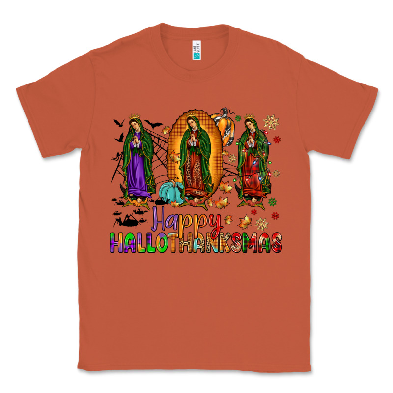 Our Lady Of Guadalupe Happy Hallothanksmas Classic Tee by JahusDesignShop | Teevron
