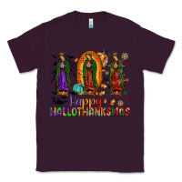 Plum our lady of guadalupe happy hallothanksmas Classic Tee - JahusDesignShop