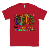 Red our lady of guadalupe happy hallothanksmas Classic Tee - JahusDesignShop