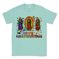 Seafoam our lady of guadalupe happy hallothanksmas Classic Tee - JahusDesignShop