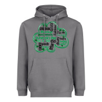 Storm st patricks day shamrock typography Heavyweight Hoodie - MaliasSmallBusiness