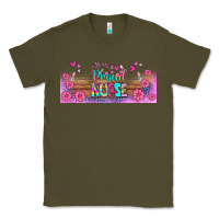 Army Green proud nurse libbey glass Classic Tee - BundleAndBundleShop